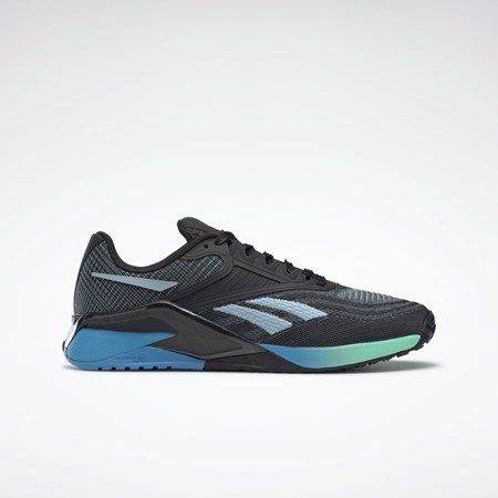 Reebok Reebok Nano X2 Training Shoes Core Black / Essential Blue / Hint Mint | GZ0883