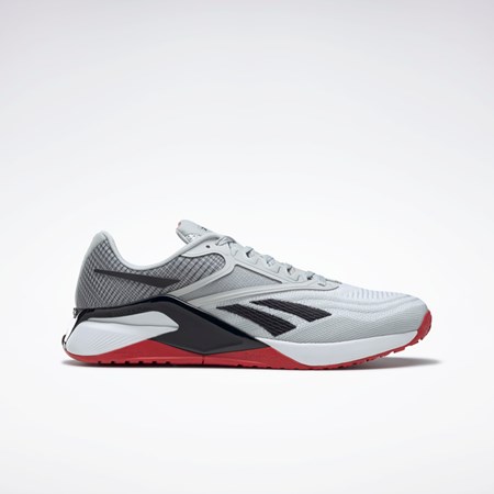 Reebok Reebok Nano X2 Training Shoes Ftwr White / Pure Grey 2 / Vector Red | GX8757