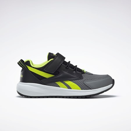 Reebok Reebok Road Supreme 3 Shoes - Preschool Core Black / Pure Grey 6 / Solar Acid Yellow | GX3929