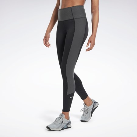 Reebok Rib High-Rise Leggings Black | HI6188