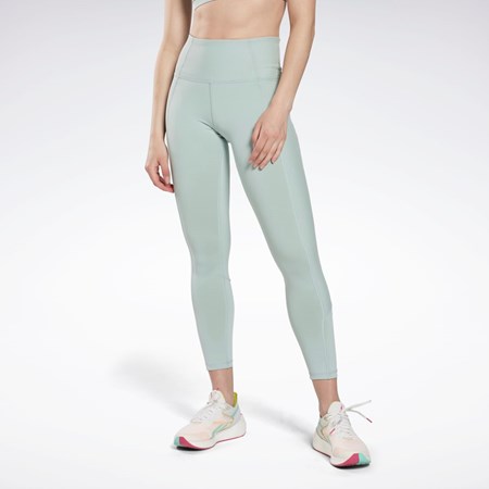 Reebok Rib High-Rise Leggings Seaside Grey | HN9486