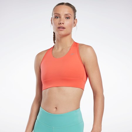 Reebok Running Essentials High-Impact Bra Semi Orange Flare | HK4775