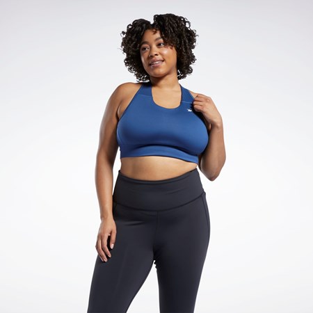 Reebok Running Essentials Sports Bra (Plus Size) Batik Blue | H62500