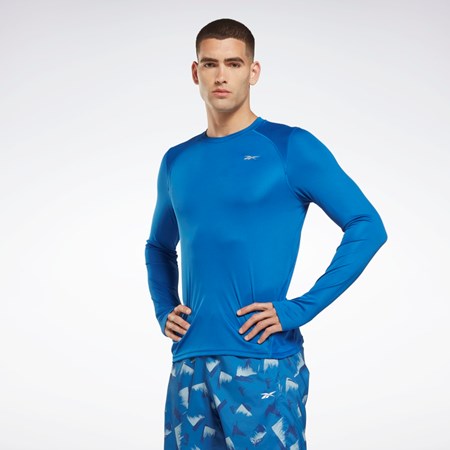 Reebok Running Long Sleeve T-Shirt Vector Blue | HI0054