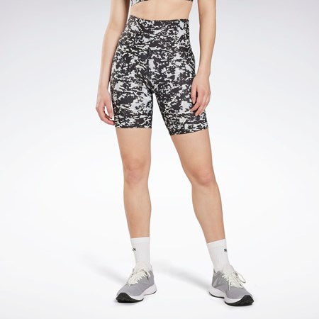 Reebok Speckle Modern Safari Legging Shorts Black | HM1335