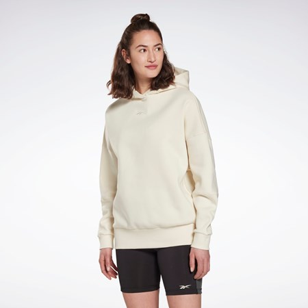 Reebok Studio Recycled Oversize Hoodie Classic White | HM5089