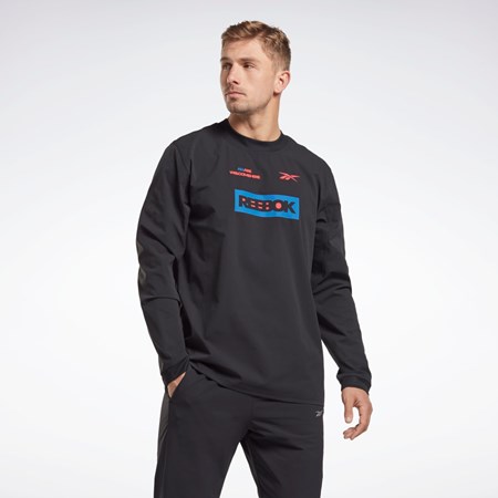 Reebok THERMOWARM+GRAPHENE Long Sleeve Midlayer T-Shirt Black | HI4496