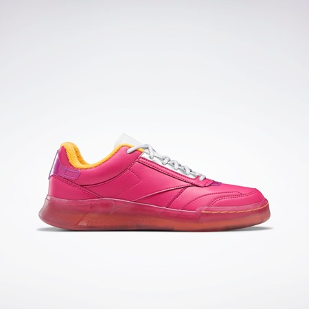 Reebok THE JETSONS Club C Legacy Shoes Brilliant Pink / Ftwr White / Grape Punch | GZ6421