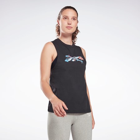 Reebok Training Essentials Muscle Tank Top Black | H51874