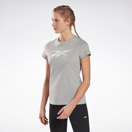 Reebok Training Essentials Vector Graphic Tee Medium Grey Heather | GN5629