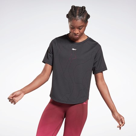 Reebok United By Fitness Perforated T-Shirt Black | GT3138