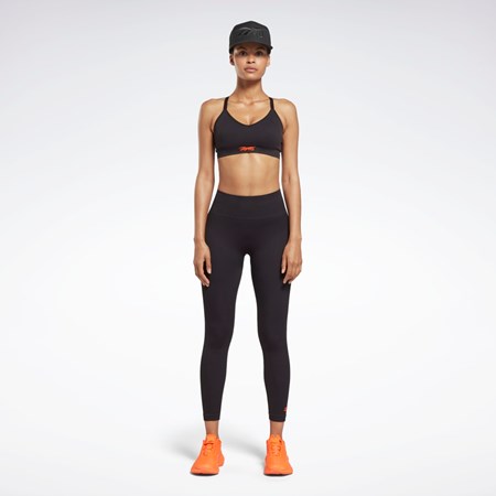 Reebok Victoria Beckham Light-Impact Seamless Bra Black | HG2823