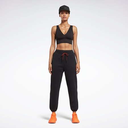 Reebok Victoria Beckham Straight Leg Joggers Black / Ultima Orange | HG7333