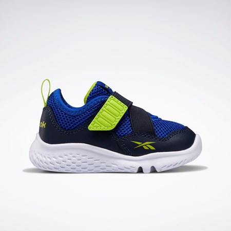 Reebok Weebok Flex Sprint - Toddler Vector Navy / Court Blue / Acid Yellow | GZ0884