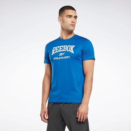 Reebok Workout Ready Graphic T-Shirt Vector Blue | HN1828