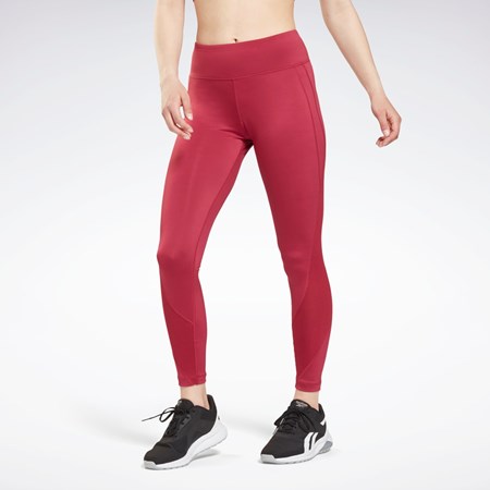 Reebok Workout Ready Mesh Leggings Punch Berry | GV0843