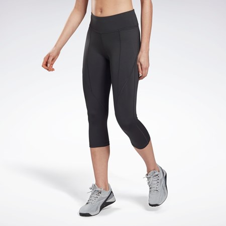 Reebok Workout Ready Pant Program Capri Tights Night Black | GS1960