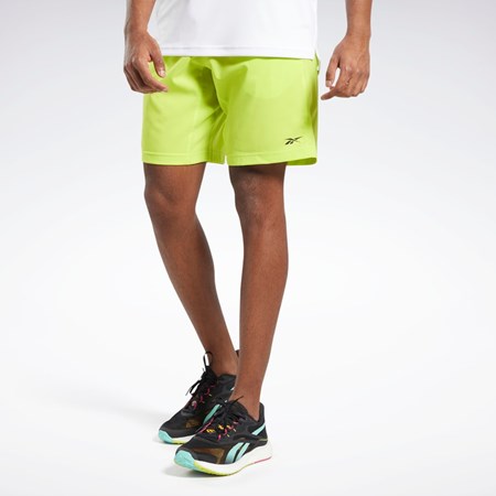 Reebok Workout Ready Shorts Acid Yellow | HG0674