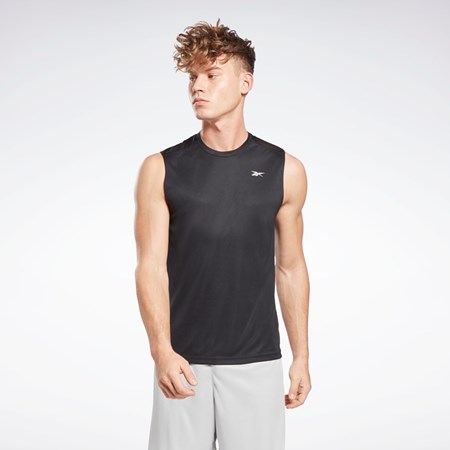 Reebok Workout Ready Sleeveless Tech T-Shirt Black | GJ0852