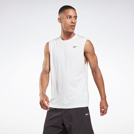 Reebok Workout Ready Sleeveless Tech T-Shirt White / White | H34785