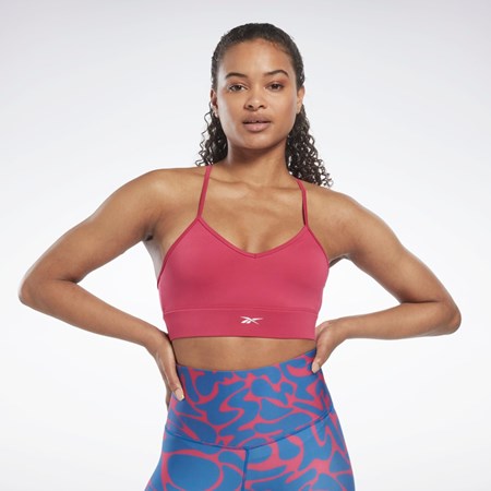 Reebok Workout Ready Sports Bra Semi Proud Pink | HI6919