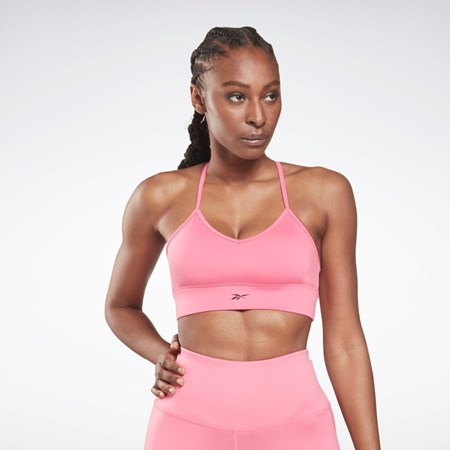 Reebok Workout Ready Sports Bra True Pink | H65613