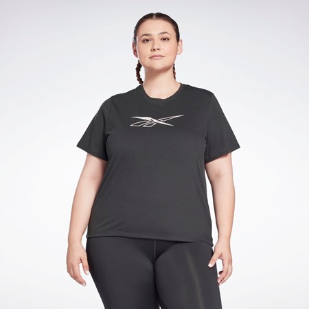 Reebok Workout Ready Supremium T-Shirt (Plus Size) Night Black | HB6395