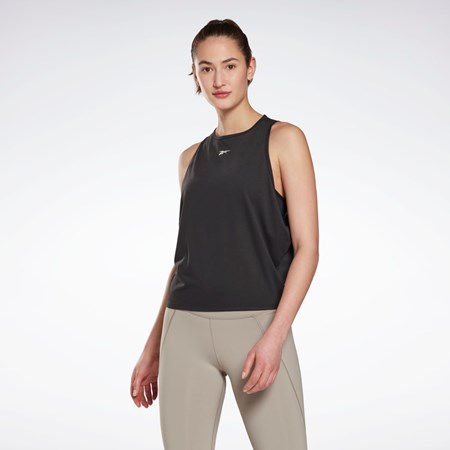 Reebok Yoga Long Tank Top Black | HN4353